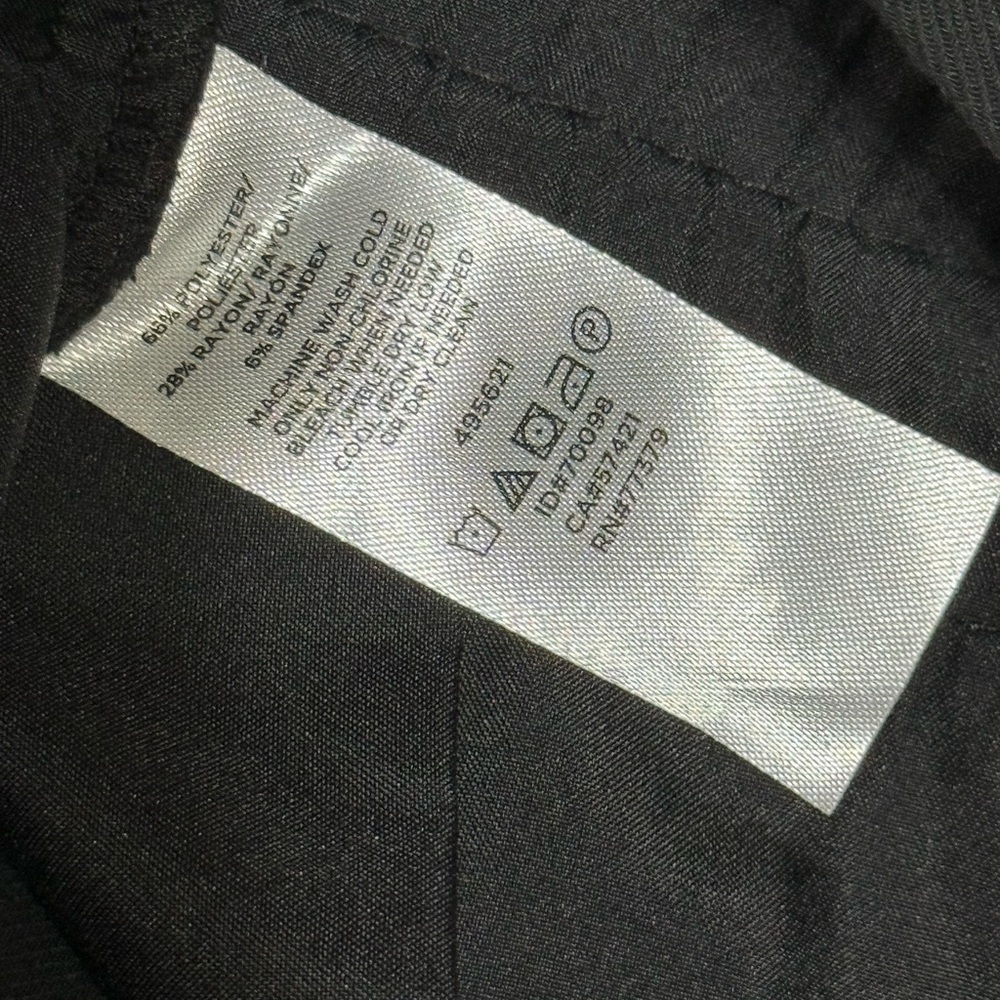 PETITE BLACK Ann Taylor Classic Straight Leg Pants - Picture 11 of 12